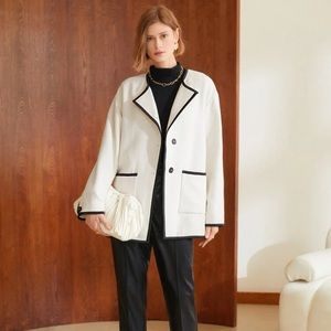 Woman’s Open Front Coat Blazer
